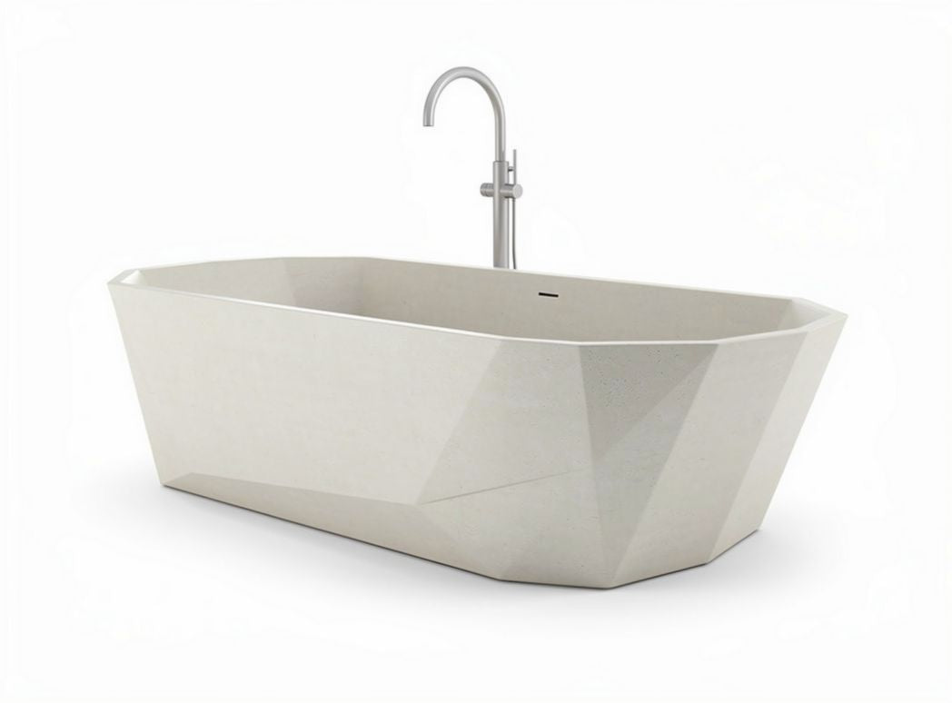 Baignoire design pour salle de bain en acrylique - 170 x 75 x 60cm